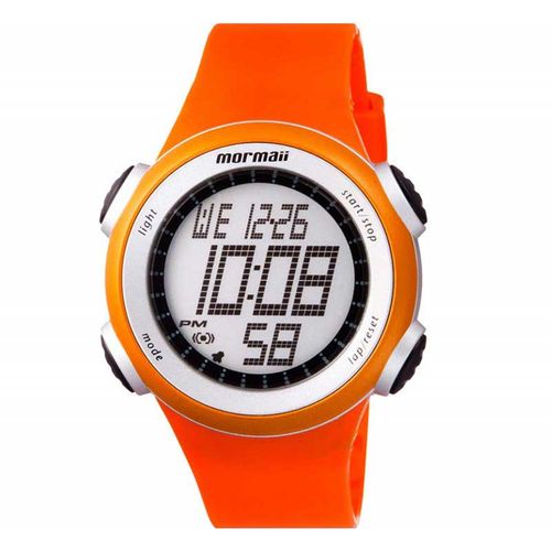 Relógio Unissex Mormaii G395AA/8L Digital Esportivo Laranja