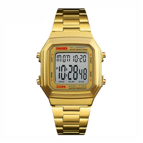 Relógio Unissex Skmei Digital 1337 Dourado