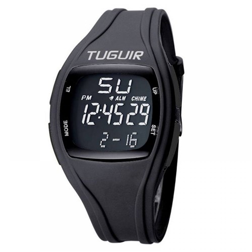 Relógio Unissex Tuguir Digital TG1602 - Preto e Preto
