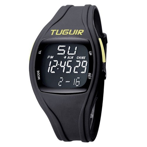 Relógio Unissex Tuguir Digital TG1602 - Preto e Verde