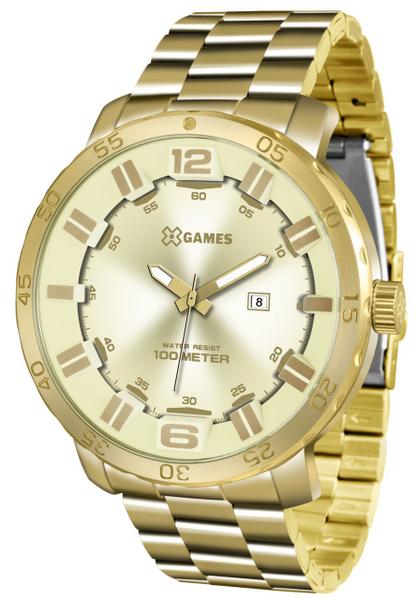 Relógio X-games Grande Dourado Masculino Xmgs1022 C2kx