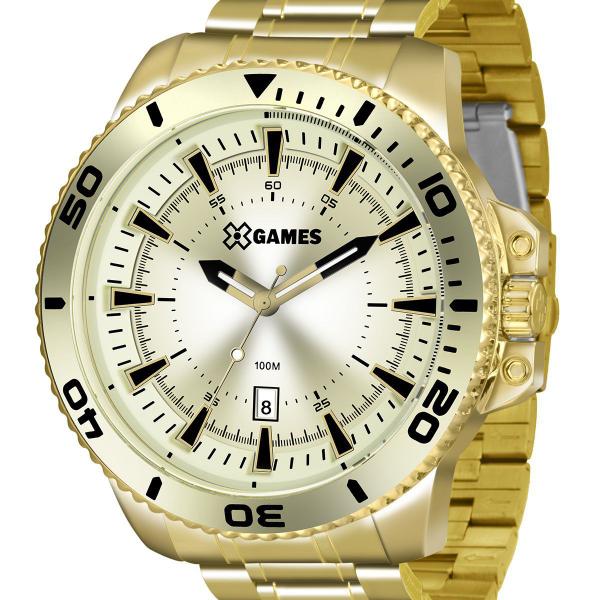 Relógio X-games Grande Dourado Masculino XMGS1024 C2KX