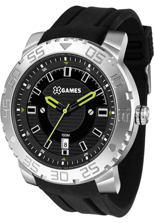 Relógio X-Games XMSP1010-P2PX Preto/Prata