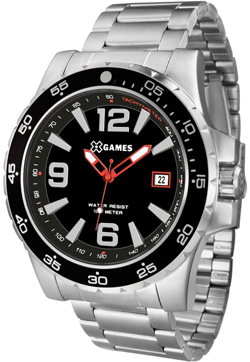 Relógio X-Games XMSS1043-P2SX Prata/Preto