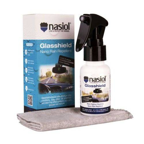Tudo sobre 'Repelente de Chuva Premium Glasshield 50ml Nasiol'