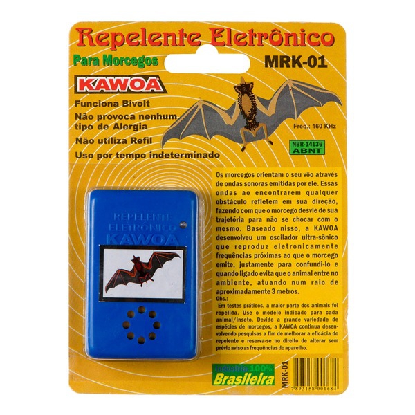 Tudo sobre 'Repelente Eletrônico Morcego Bivolt Kawoa MRK01'