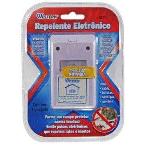 Repelente Eletrônico para Ratos Baratas Formigas e Aranhas Bivolt Western Rep-1