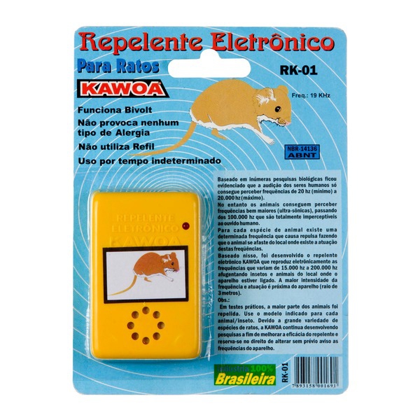 Repelente Eletrônico para Ratos Kawoa Rk01