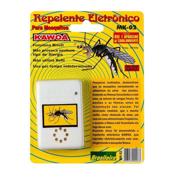 Tudo sobre 'Repelente Eletrônico Pernilongos Mk02 - Kawoa'