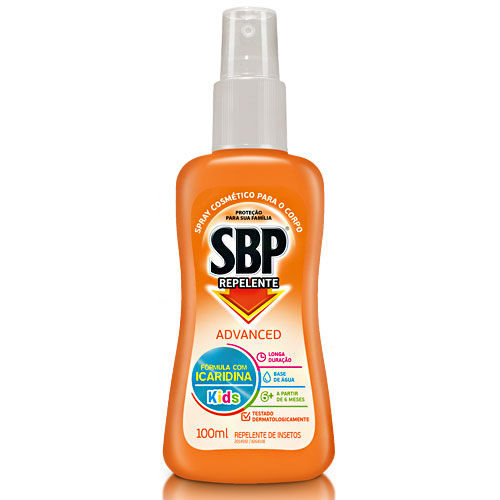 Repelente Sbp Advanced Kids Spray 100ml
