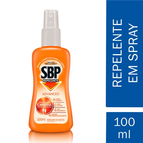 Repelente SBP Advanced Spray com 100ml