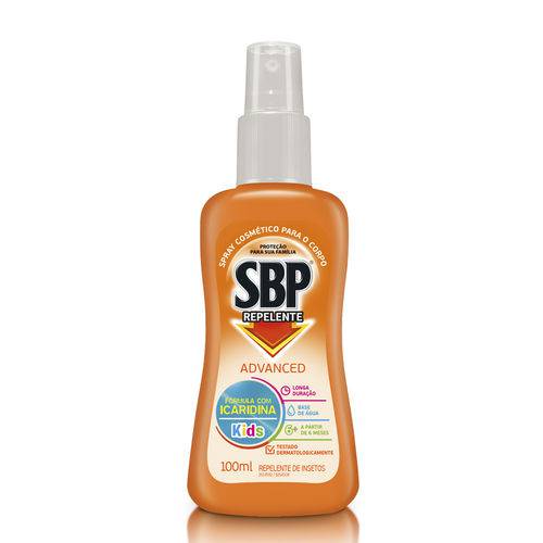 Repelente Sbp Advanced Spray Kids 100ml