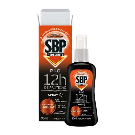 Repelente SBP PRO 12h de Proteção Spray 90ml
