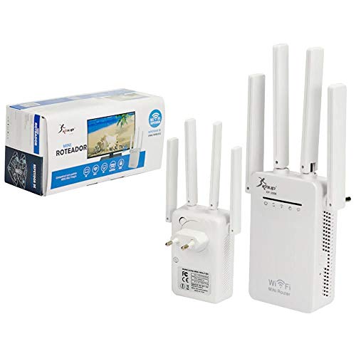 Repetidor e Amplificador de Sinal Wifi 300 MBPS KNUP