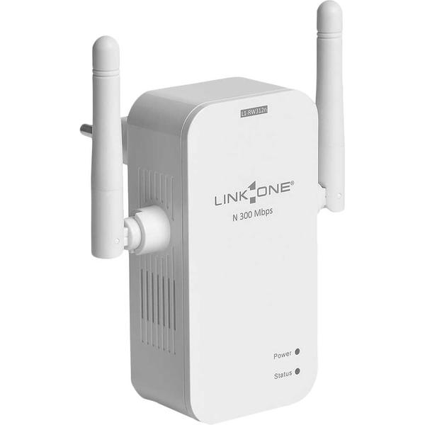 Repetidor Link One N300 Mbps Wireless de Tomada 2 Antenas L1-Ap312N - Link One
