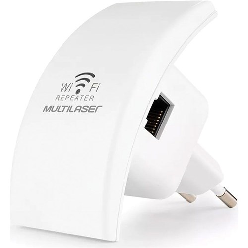 Repetidor Mini Wireless N 300Mbps Bivolt - Re055 - Multilaser (Branco)