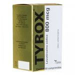 Repositor Hormonal Tyrox 800mcg 60 Comprimidos