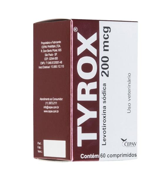 Repositor Hormonal Tyrox Cepav 200mcg - 60 Comprimidos