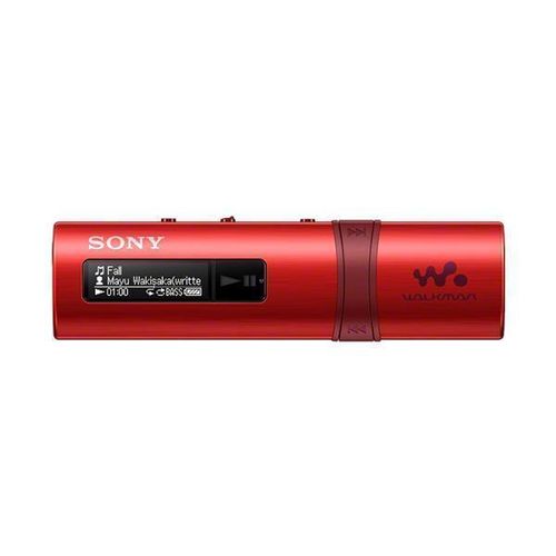 Reprodutor Mp3 Sony Walkman Nwz-b183f-rc de 4gb com Rádio Fm - Vermelho