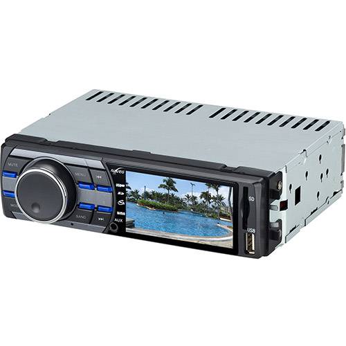 Tudo sobre 'Reprodutor Multimídia Automotivo Naveg NVS 3099 Display LCD 3 Rádio FM, Entradas USB, SD e AUX'