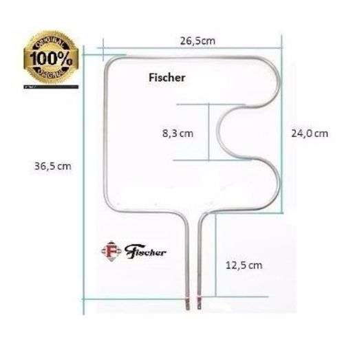 Resistência Elétrica Forno Fischer 750w 127v 725 + 2 Louças