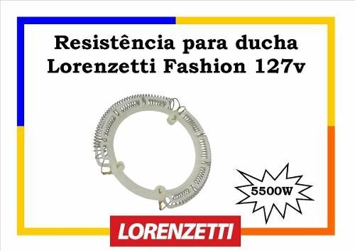 Resistência para Ducha Lorenzetti Fashion 127V 5500W
