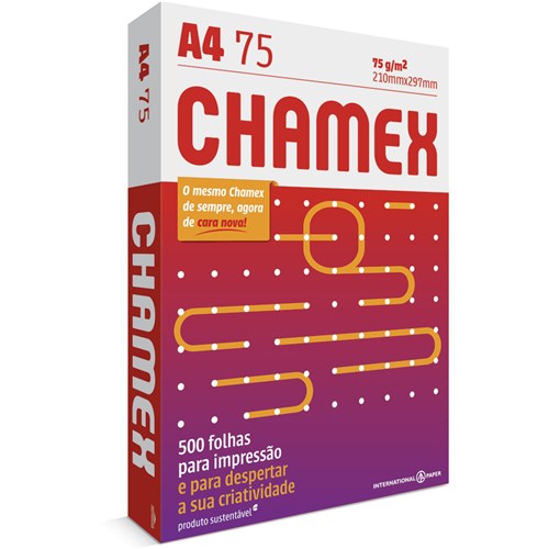 Resma Papel A4 500Fls Chamex 75G