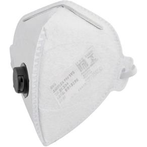Respirador Descartável Rdv2102 Pff1 Branco Dobrável com Válvula Pó/névoa Ca38334 - Vonder