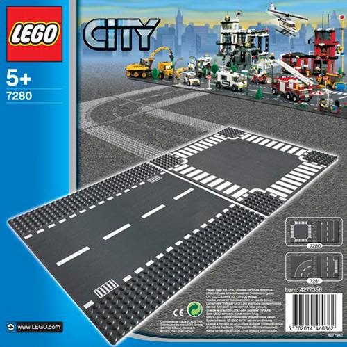Retas e Cruzamentos - Ref. 7280 - Lego