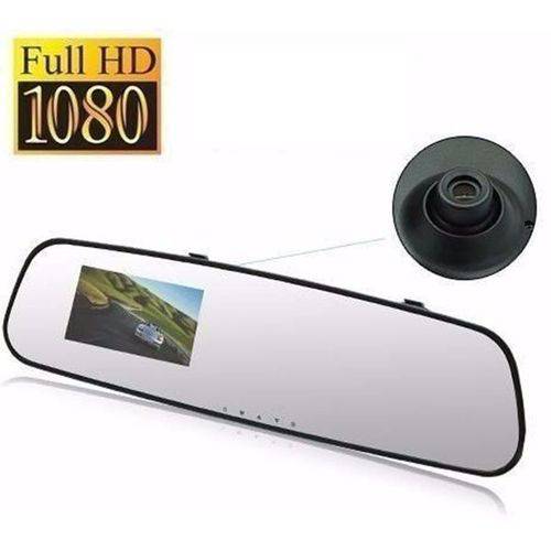 Retrovisor Camera Filmadora Espelho Veicular Espia Gravacao 1080P FULL HD