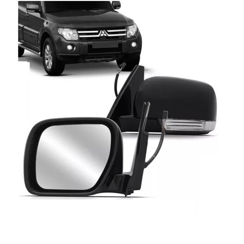 Retrovisor Pajero Full 2008 2009 2010 2011 2012 2013 2014 Eletrico com Pisca Retratil