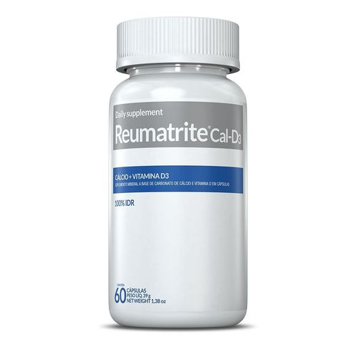 Tudo sobre 'Reumatrite®cal-d3 Inove Nutrition C/ 60 Cápsulas'