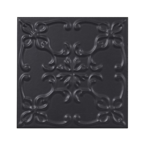 Tudo sobre 'Revestimento Decorativo Cerâmica Artsy Floral Black 20,3x20,3cm Artens'