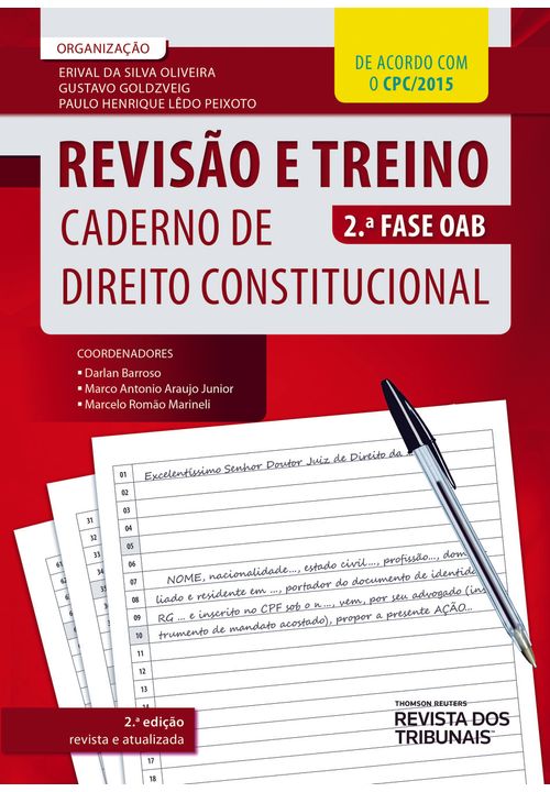 Revisão e Treino 2ª Fase OAB - Caderno de Direito Constitucional 2ª Edição