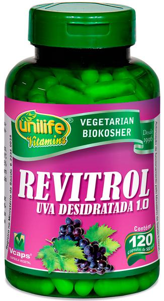 Revitrol Resveratrol Uva Unilife 120 Capsulas 500mg