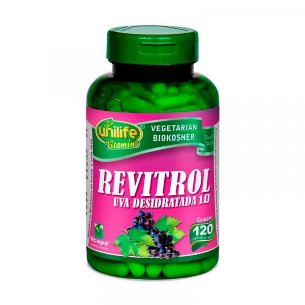 Revitrol (Uva Desidratada) - 120 Cápsulas - Unilife