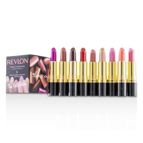 Tudo sobre 'Revlon 9 Super Lustrous Lip Cube Set (travel Collection Exclusive)'