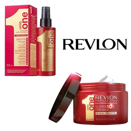 Tudo sobre 'Revlon Uniq One Leave-in - 150ml + Máscara Revlon Professional Uniq One All In One Supermask 300ml'