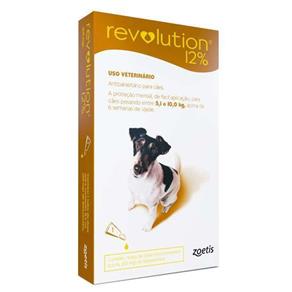 Revolution C/01 - 12% - 0,50Ml Cães (5,1 a 10 Kg) Zoetis
