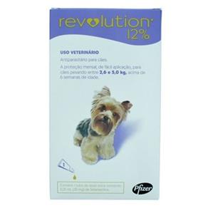 Revolution para Cães de 2,6kg a 5kg - Caixa com 1 Ampola