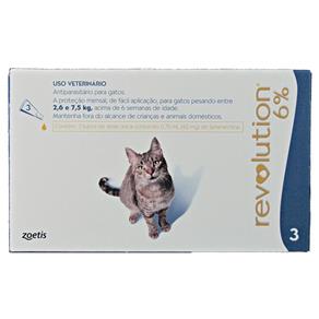 Revolution para Gatos - Caixa com 03 Pipetas