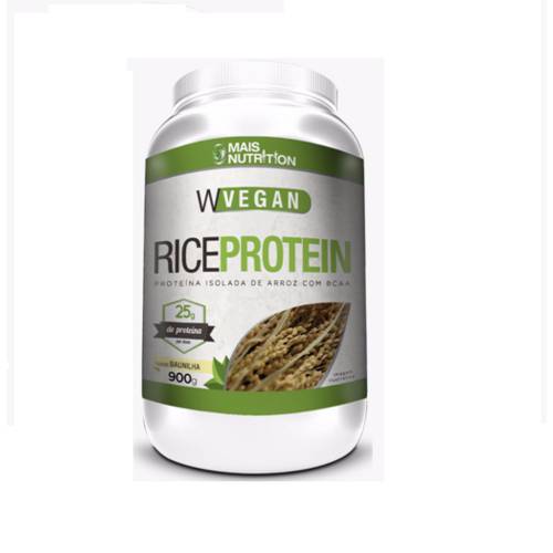 Tudo sobre 'Rice Protein Wvegan 900g Sabor Baunilha - Mais Nutrition'