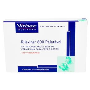 Rilexine 600 Mg Caixa com 14 Comprimidos Antibiotico
