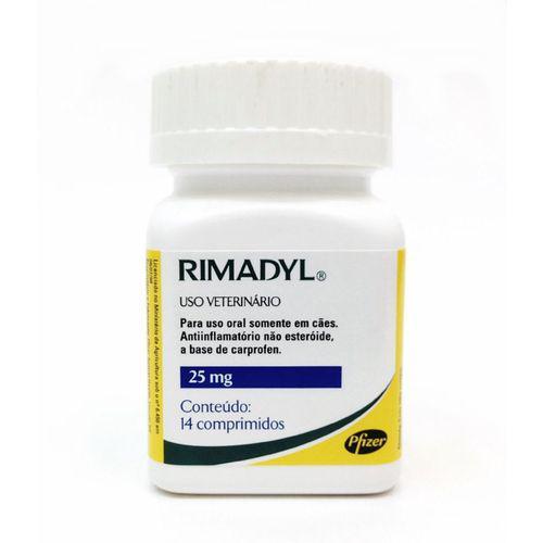 Rimadyl 25 Mg Antinflamatorio 14 Comprimidos - Zoetis