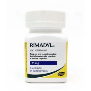 Rimadyl 25 Mg Antinflamatorio
