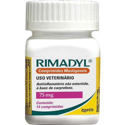 Rimadyl 75 Mg Frasco - 14 Comprimidos