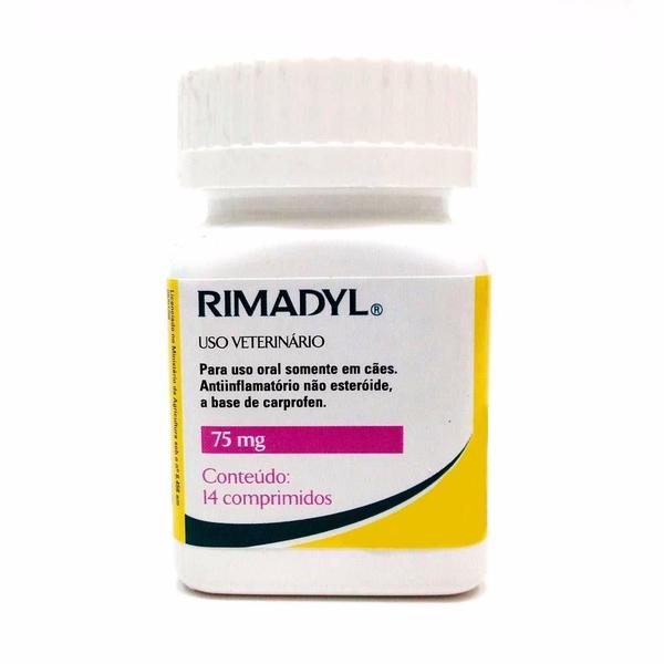 Rimadyl 75mg - Anti-inflamatório - Zoetis - 14 Comprimidos - 14 Comprimidos