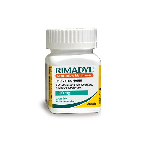 Rimadyl Zoetis 100mg 14 Comprimidos