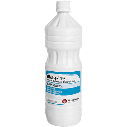 Riohex 1% Rioquímica Solução Aquosa Tópica 1 Litro