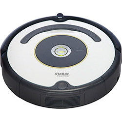 Robô Aspirador IRobot Roomba 620 Limpeza a Vácuo Sem Fio 33W Branco e Preto